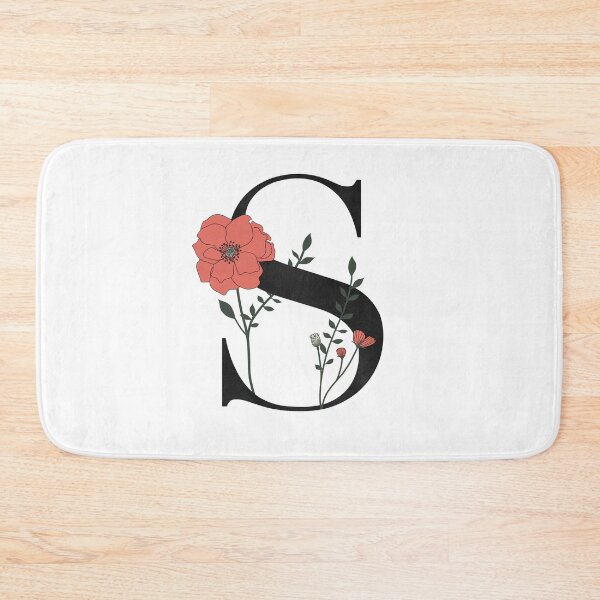 Item preview, S monogram with Flower Design designed and sold by jamiemaher15.