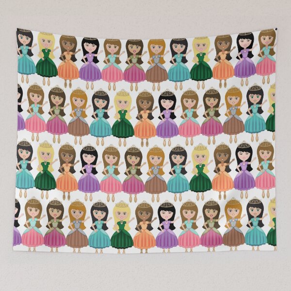 Item preview, Colorful Gold Glitter Tiara Princesses designed and sold by Elsy's Art.