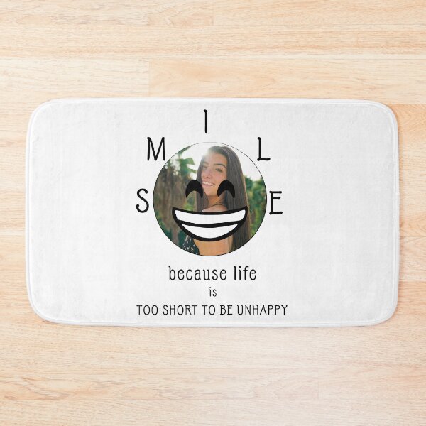 Item preview, Charli D amelio- Smile because life is too short to be unhappy designed and sold by VtheArtist.