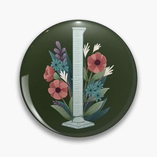 Item preview, Floral Graduated Cylinder designed and sold by Lindsey Seymour.