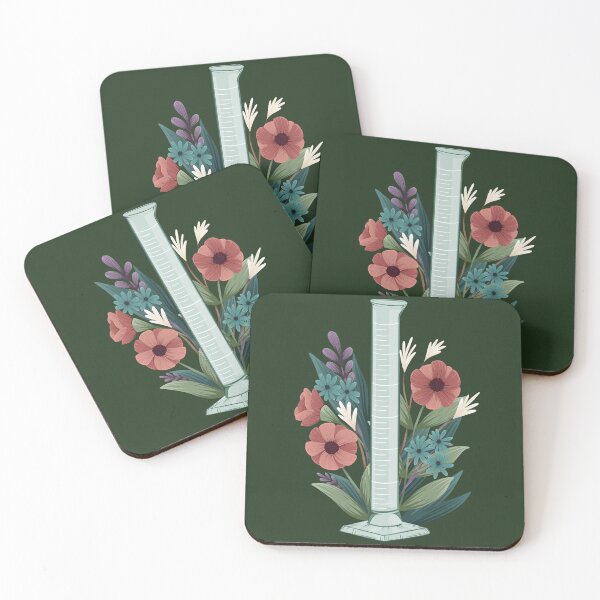 Item preview, Floral Graduated Cylinder designed and sold by Lindsey Seymour.