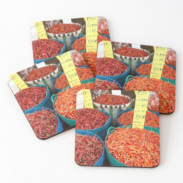 Item preview, Fresh Red Thai Chili Peppers Market designed and sold by Kevin Miller Photography.
