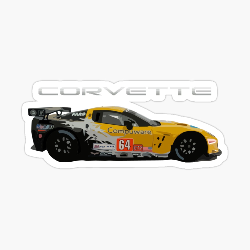 Z06 Decal/Sticker C6R ZR1 Corvette Racing