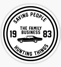 Supernatural - The Family Business Sticker
