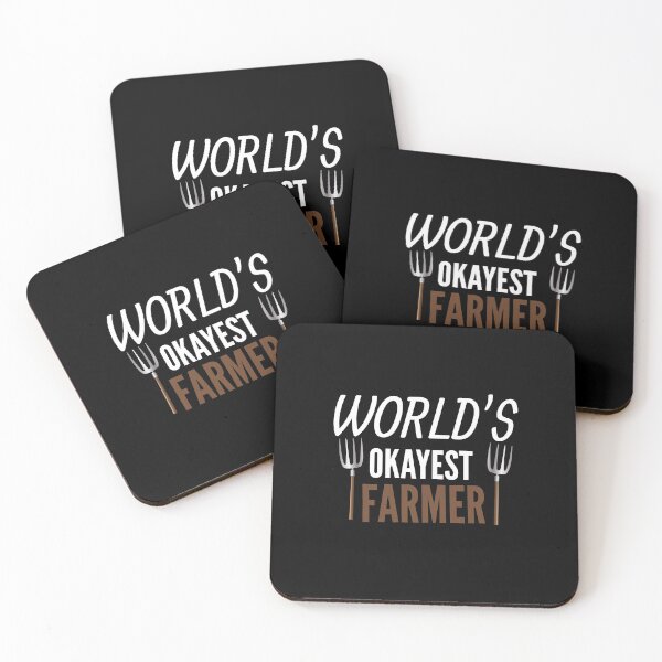 Item preview, World's okayest farmer  designed and sold by Wideworld.
