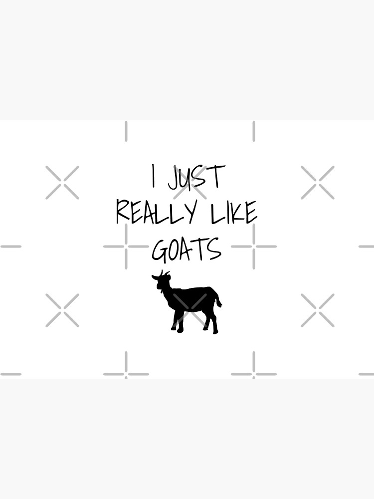 I Just Really Like Goats - Funny goat gift by Luna-May