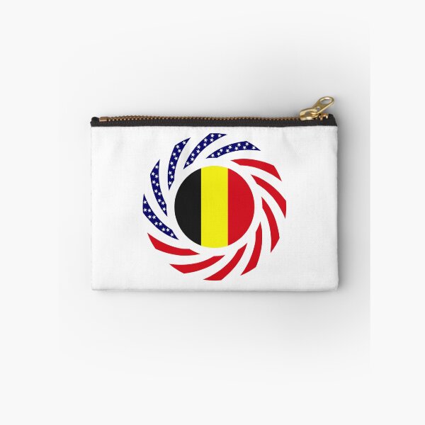 Item preview, Belgian American Multinational Patriot Flag Series designed and sold by Carbon-Fibre Media.