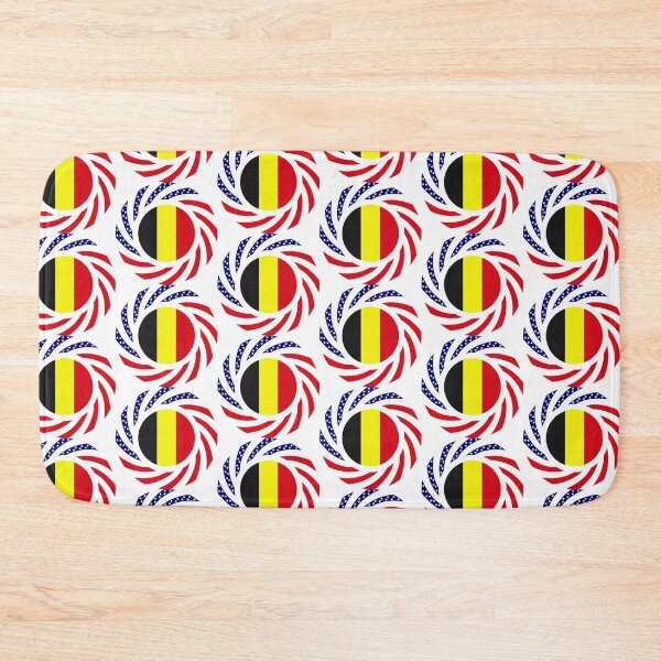 Item preview, Belgian American Multinational Patriot Flag Series designed and sold by Carbon-Fibre Media.