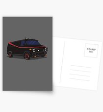 The A-Team Van Postcards