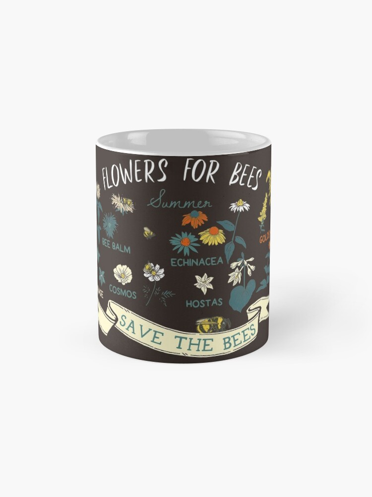 Alternate view of Flowers For Bees (Color) Mug