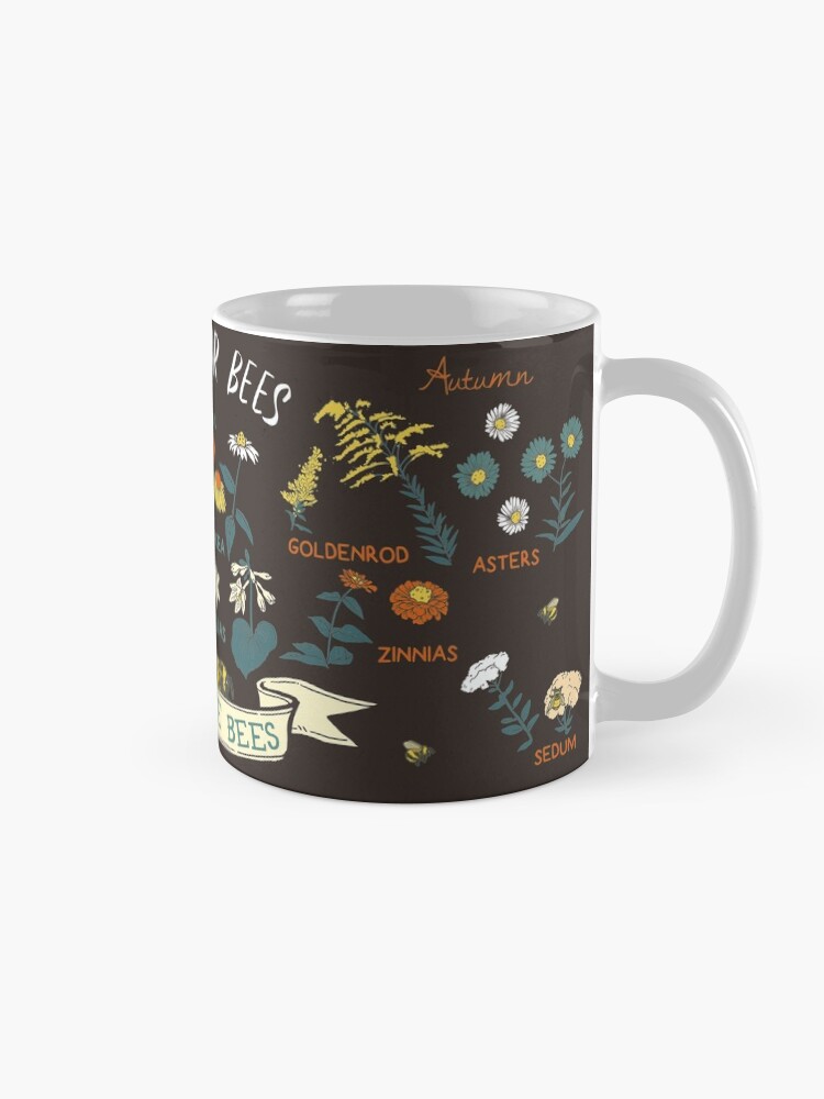 Alternate view of Flowers For Bees (Color) Mug