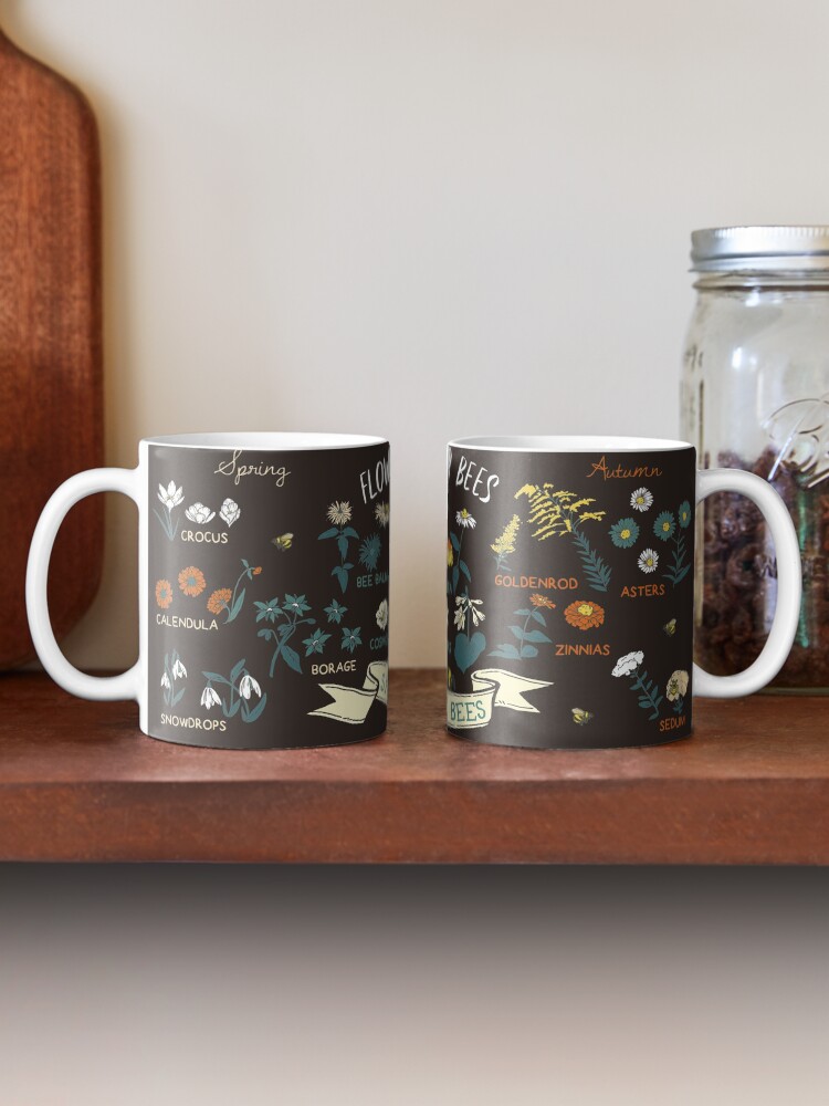 Alternate view of Flowers For Bees (Color) Mug