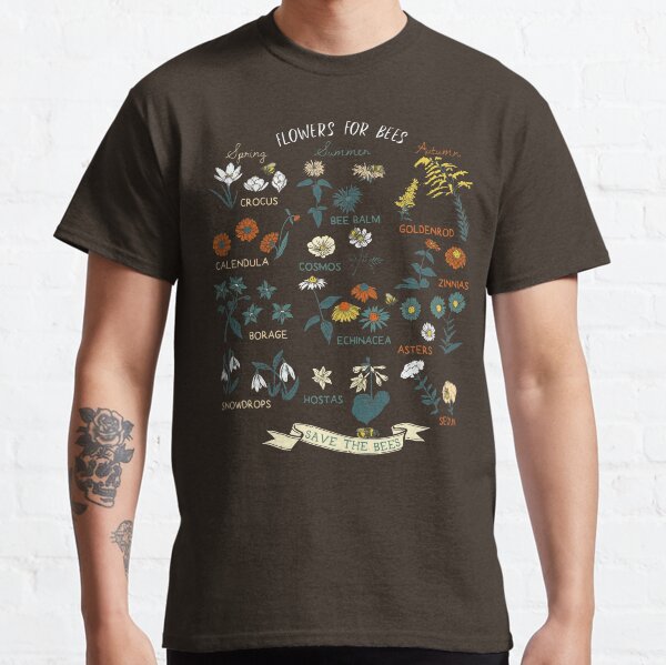 Flowers For Bees (Color) Classic T-Shirt