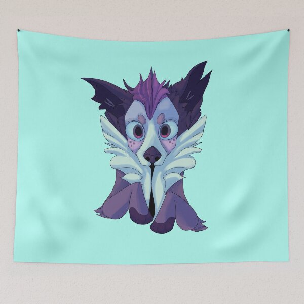 Item preview, pup designed and sold by rainetherabbit.