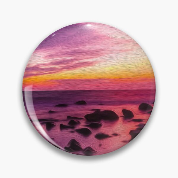 Artikelvorschau, Sunset Beach Ölgemälde entworfen und verkauft von MysticMagpie.