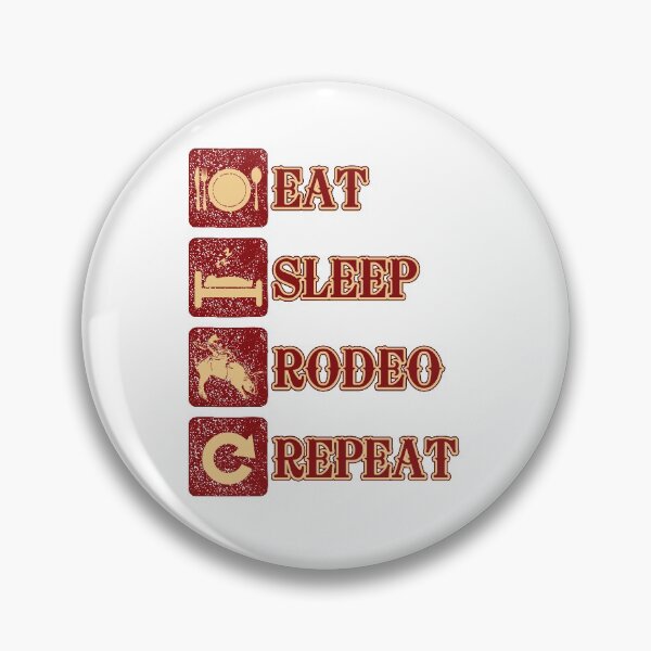 Item preview, Eat Sleep Rodeo Repeat designed and sold by jaygo.