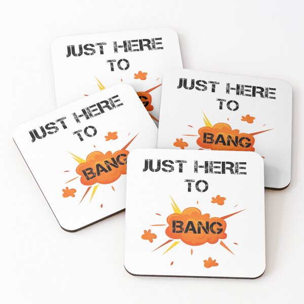 Item preview, Just Here To Bang 4 de julio designed and sold by Ms-Nach.