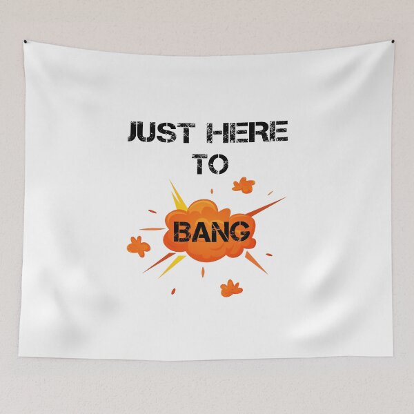 Item preview, Just Here To Bang 4 de julio designed and sold by Ms-Nach.