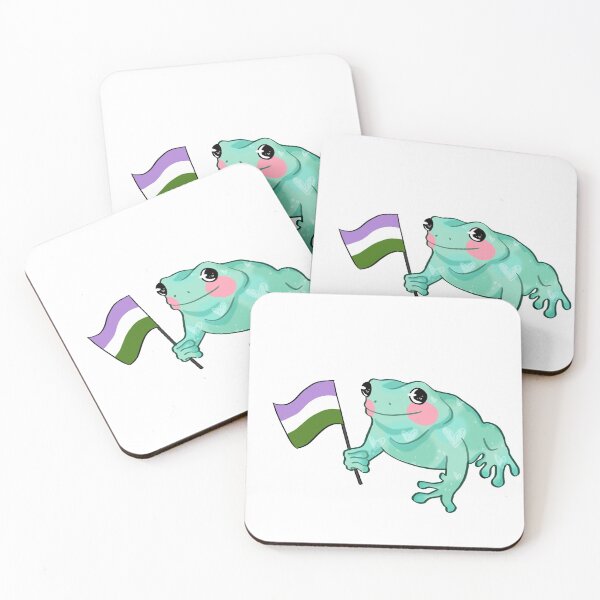 Item preview, Gender Queer Frog designed and sold by Dawn Harris.