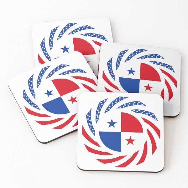 Item preview, Panamanian American Multinational Patriot Flag Series designed and sold by Carbon-Fibre Media.