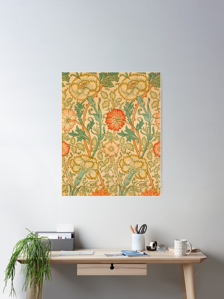 Thumbnail 1 of 3, Poster, Pink and Rose by William Morris, 1890 designed and sold by MeganSteer.