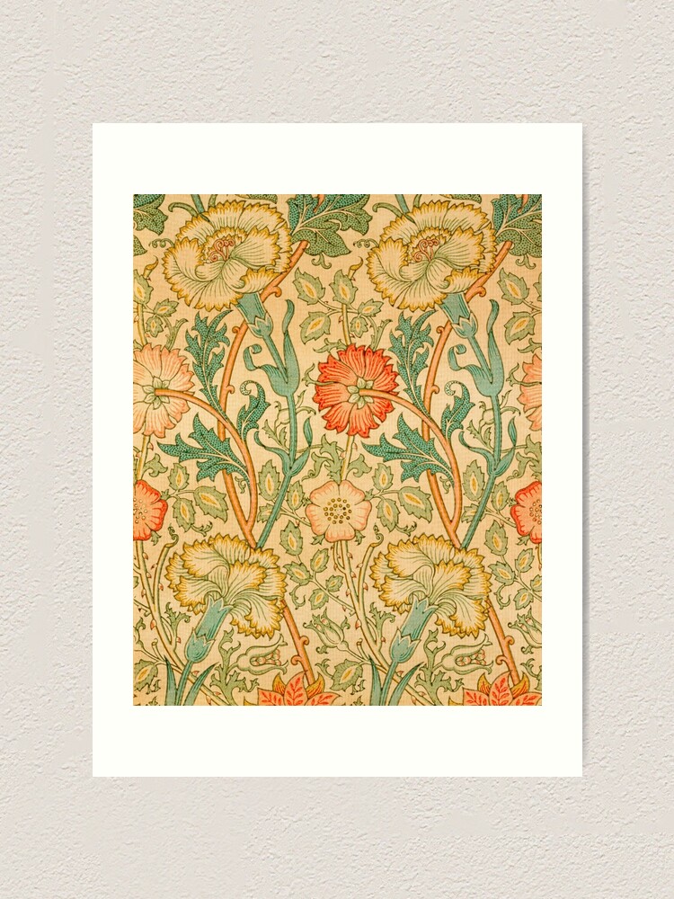 Alternate view of Pink and Rose by William Morris, 1890 Art Print