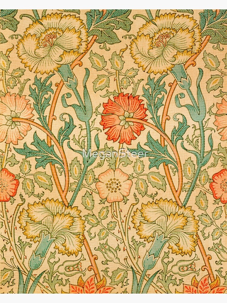 Thumbnail 3 of 3, Poster, Pink and Rose by William Morris, 1890 designed and sold by MeganSteer.