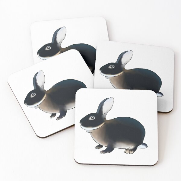 Item preview, Black Otter Rex Rabbit designed and sold by Lilystreet.