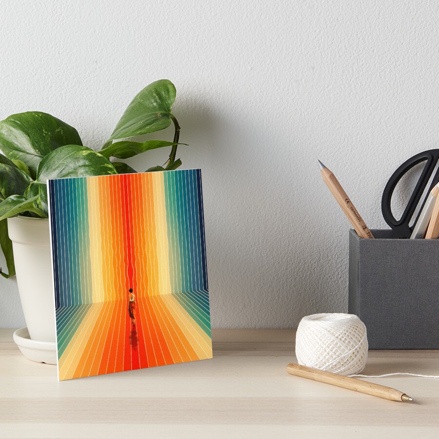 Here I Come Art Board Print