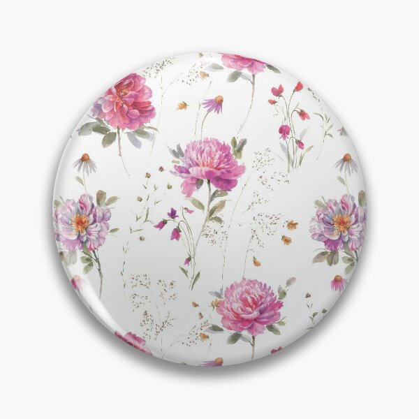 Item preview, Obviamente Pink All Over Floral por Lisa Audit Art designed and sold by Lisa Audit Art.