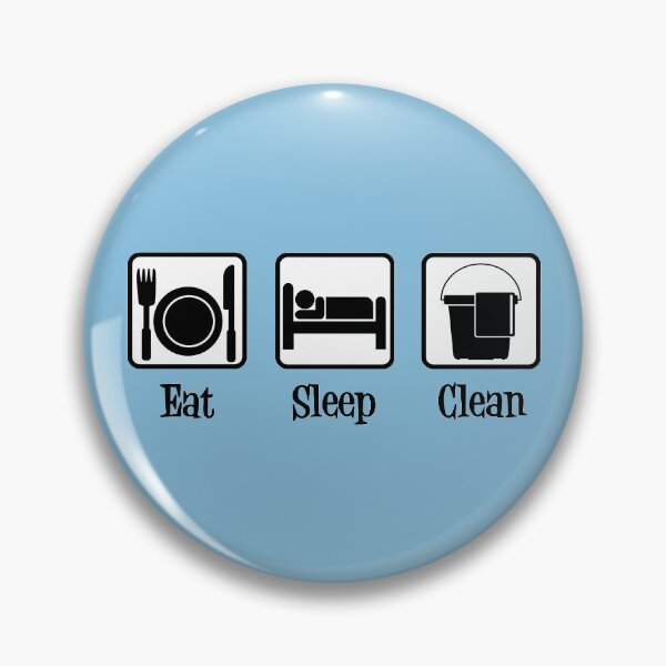 Item preview, Eat Sleep Clean Cute Maid Company designed and sold by Epic Love Designs.