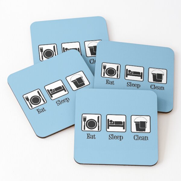 Item preview, Eat Sleep Clean Cute Maid Company designed and sold by Epic Love Designs.