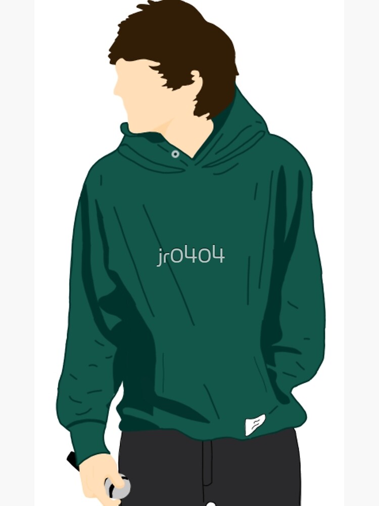 Louis Tomlinson Green Adidas Hoodie Greeting Card for Sale by mtsai805