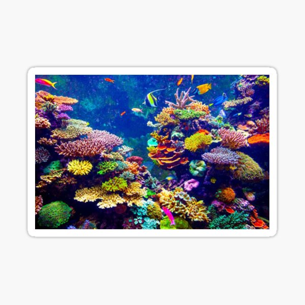 Beautiful Coral Reef Sticker