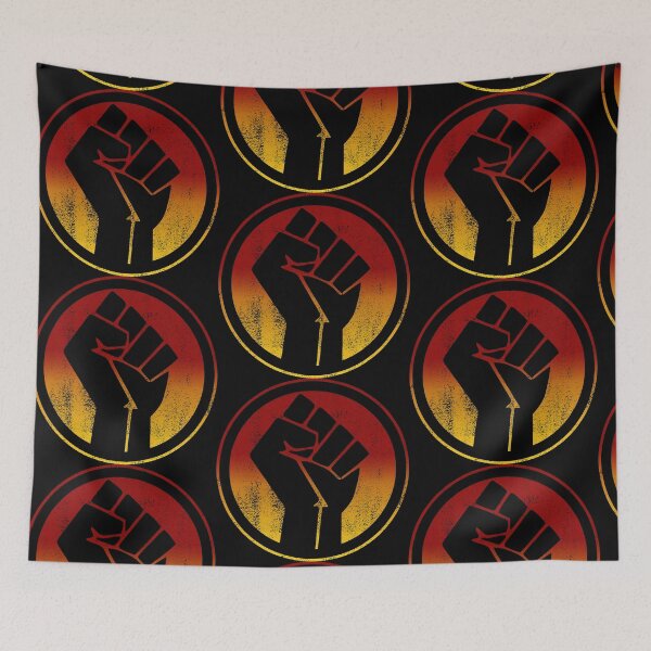 Item preview, Indigenous Black Lives Matter Fist (distressed) designed and sold by siggyspatsky.