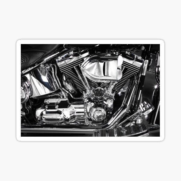 Harley Chrome 2 Sticker