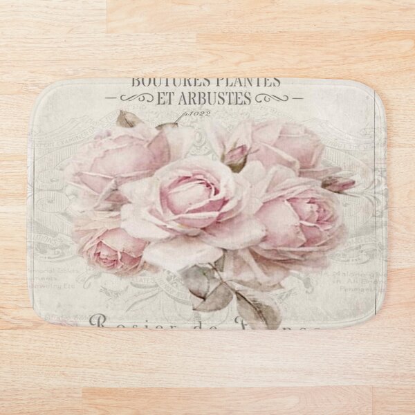 french shabby chic Bath Mat