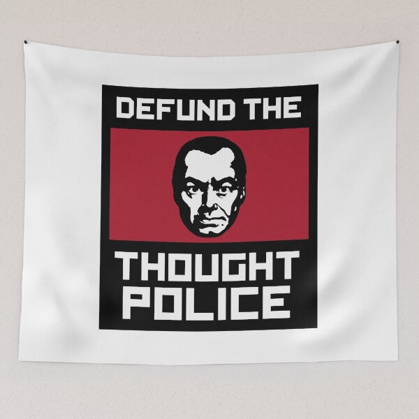Item preview, Defund the THOUGHT POLICE designed and sold by Miguel Cortez.