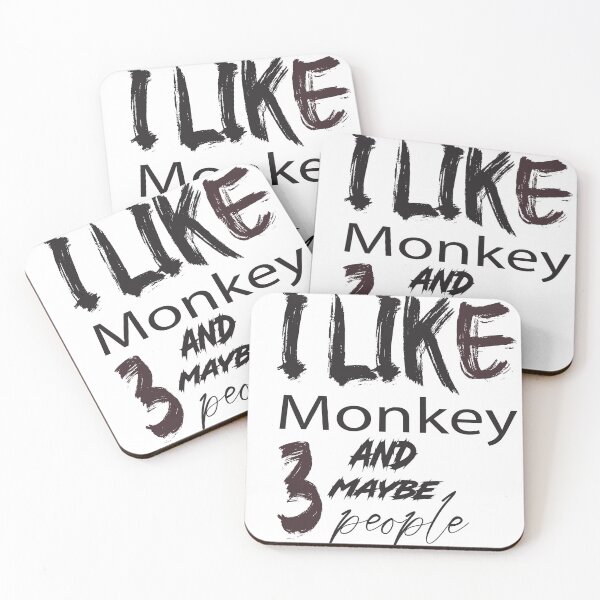Item preview, I like Monkey and maybe 3 people  designed and sold by MORADRIF.