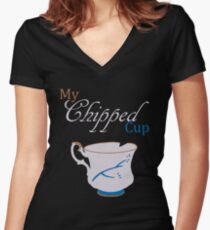 My Chipped Cup Women's Fitted V-Neck T-Shirt