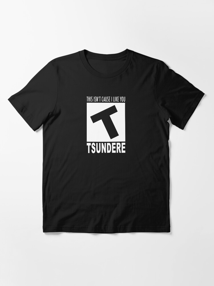 Alternate view of Tsundere rating Essential T-Shirt