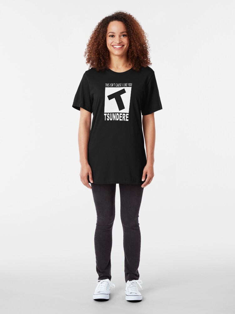 Alternate view of Tsundere rating Slim Fit T-Shirt