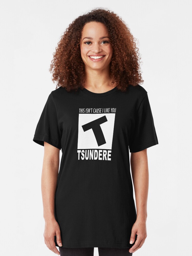 Alternate view of Tsundere rating Slim Fit T-Shirt
