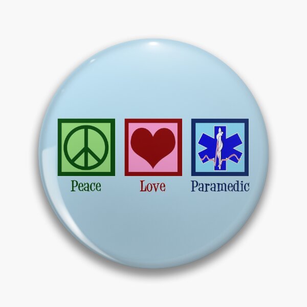 Item preview, Peace Love Paramedic designed and sold by Epic Love Designs.