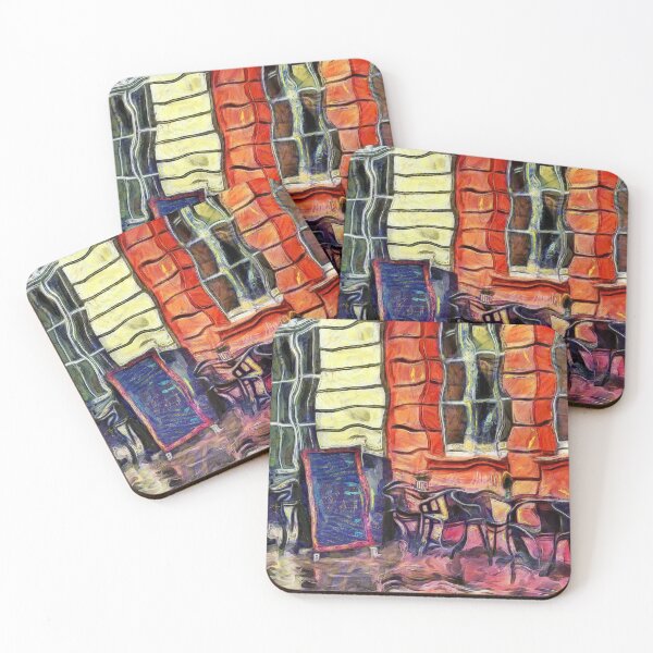 Item preview, Sidewalk Cafe in Heidelberg Germany KPA designed and sold by karynpeters.