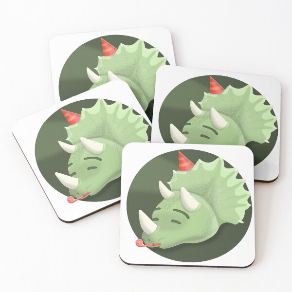 Item preview, Festive triceratops designed and sold by tartinenrv.