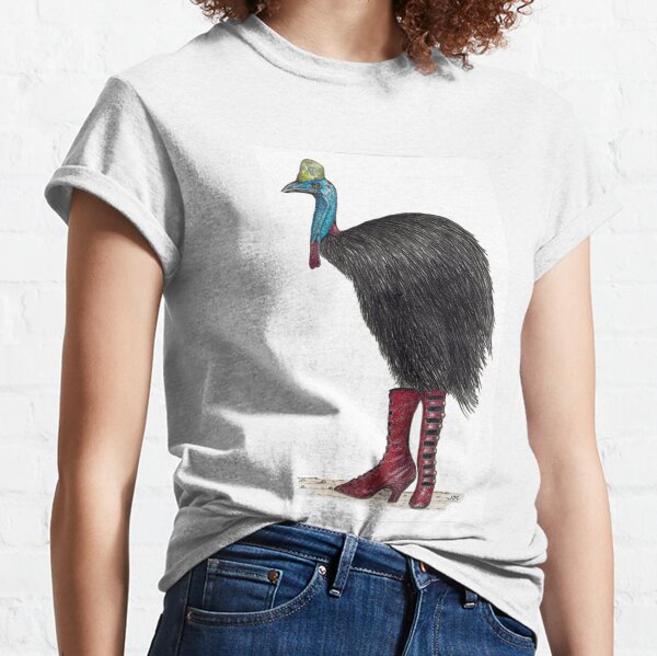 Cassowary in Victorian boots Classic T-Shirt