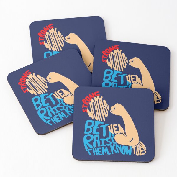 Item preview, Rosie the Riveter "Strong Women: Be Them, Raise Them, Know Them" Minimalist Word Art designed and sold by kirios-art.