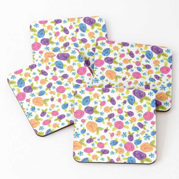 Item preview, Bright Rainbow Floral designed and sold by Becki Sturgeon.