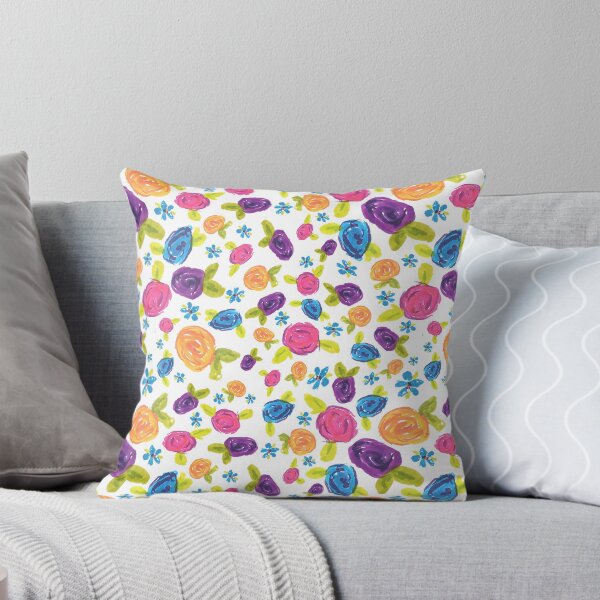 Item preview, Bright Rainbow Floral designed and sold by Becki Sturgeon.